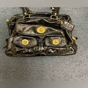 Coach Legacy Peyton Patent Leather Shoulder Bag